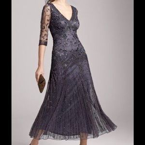 Pisarro Nights beaded dress NWT
